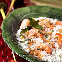 Bangkok Rice and Shrimp Salad